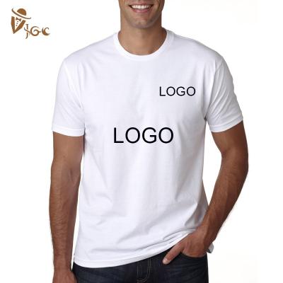 China Good Quality Anti Shrink Wholesale Custom Logo Printing Cheap Designer Blank Mens Cotton T-shirt for sale