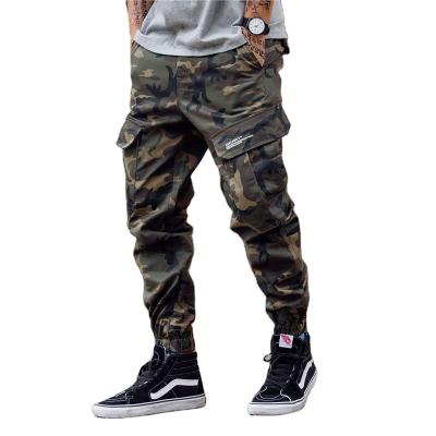 China Hip Hop QUICK DRY Breathable Fashion Cotton Comouflage Loose Cargo Army Pants Trousers For Men for sale