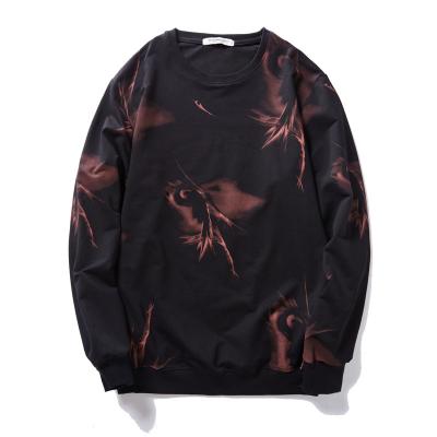 China Waterproof Men's Sweatshirt Printing Design Fabric Dye Clothing Casual Wear Pullover High Quality Shirt for sale