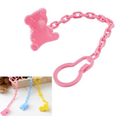 China Soft Toy Baby Pacifier Chain Safety Link Pacifier Anti-Drop Chain for sale