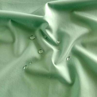 China 380T Anti-Static And Waterproof Finish Polyester Pongee Plain Fabric Breathable With Recycled Fibers for sale