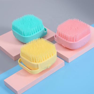 China 2021 Viable Custom Pet Supplies Dog Puppy Cat Bath Brush Rubber Shower Massage Cleaning Brush for sale