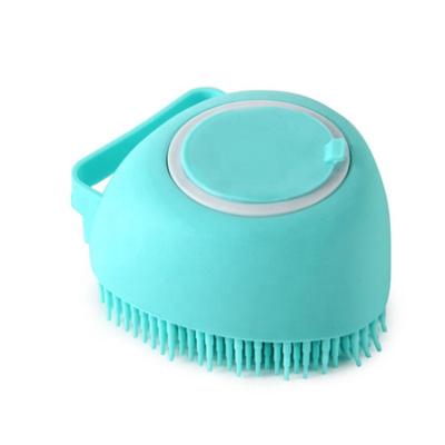 China Viable Factory Custom Personalized Pet Supplies Dog Puppy Cat Bath Brush Rubber Shower Massage Cleaning Brush for sale