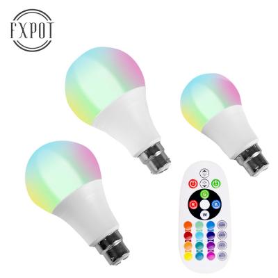 China FXPOT Now High Efficiency Store Hot Sale RGB Aluminum E27 B22 10W Lamp Lights RGBW Lamp Led Smart Bulb for sale