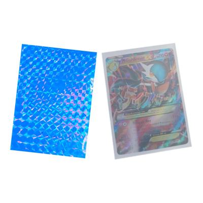 China Magic Photo Laser Yugioh Collectible Sports Card Holders Matte Sealable Card Sleeves Penny Plaid Baseball Board Game for sale