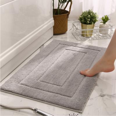 Китай Viable factory wholesales luxury indoor outdoor washable plush bath door mat bathroom carpet rug продается