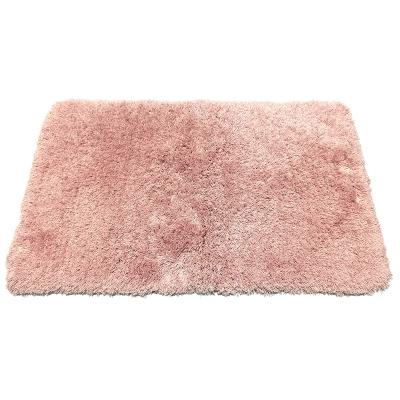 China Washable Cheap Washable Microfiber Blankets Non Slip Yarn Bath Microfiber Soft Tufted Bath Mat for sale