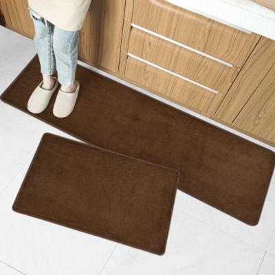 중국 Customized Washable Washable Polyester Microifber Kitchen Soft Non-Skid Mat 판매용