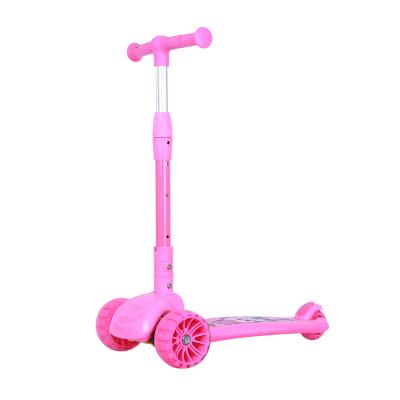 China PU Wheels Kids 110mm Big Wheels Kick Scooter 100% Aluminum Foldable Adult Scooters / Rubber Wheels for sale