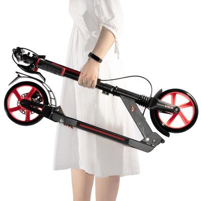 China PU scooter for kids 8 years old and up, teens, adults, hand brake and rear brake for sale