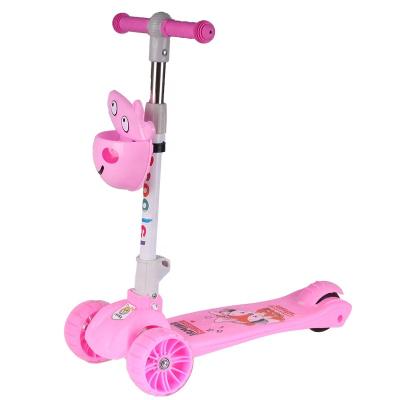 China Child Kids Girls Three Wheel Scooter With Seat Light Wheels Bike Scooter For Baby Kid for sale