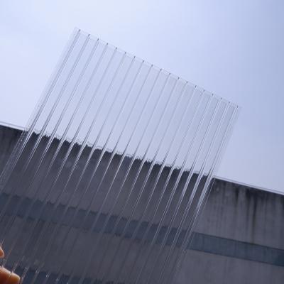 China Strong Impact Resistance 100% Virgin Material Transparent Polycarbonate Hollow Sheet for sale