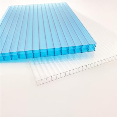 China Eco - Friendly Plastic Sheet Maker Twin Wall Polycarbonate Sheets For Greenhouse for sale