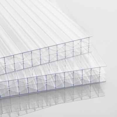 China Eco-friendly Wall Polycarbonate /pc Multi Cavity Roofing Plastic Sheet For Skylight for sale