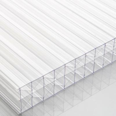 China 4mm-30mm industrial outdoor Anti-UV polycarbonate stegplatten multiwall sheet for building material for sale