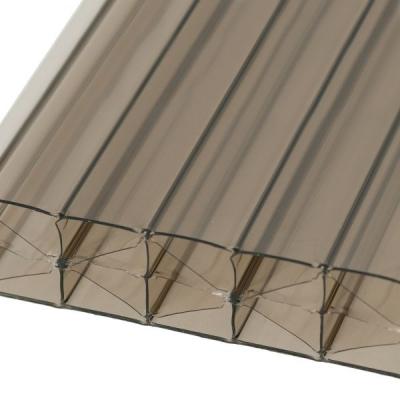 China Firm Ten Year Warranty 16 Mm Polycarbonate X Structure Hollow Sheet For Wall for sale