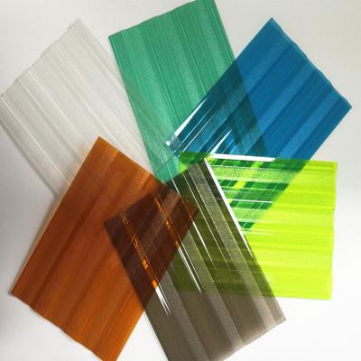 China Shatterproof Sunlite Eco-Friendly Jazz Corrugated Polycarbonate Sheets for sale