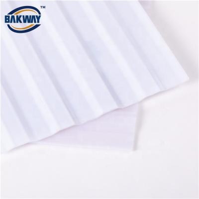 China Eco-friendly Milky White Corrugated Polycarbonate PC Sheet Processing for sale