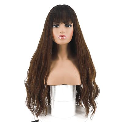 China Long Body Wave Factory Supply European Female Synthetic Hair New Heat Resistant And American Wigs Online Sale for sale