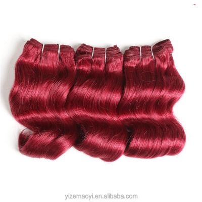 China Wholesale Double Color P4/30 Mix Egg Body Wave Curl Hair Pulled Funmi Fumi Tiny Hair Extensions for sale