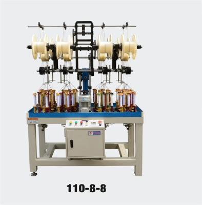 China Factory High Speed ​​Code Braiding Machine And 90 Elastic Rope Braiding Machine 8 Axle Type Model 8/4 8/8 for sale