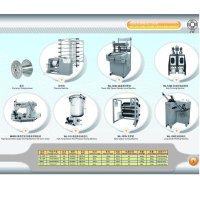 China Automatic Full Line Long Chain Zipper Factory CFC / Long Chain Zipper Nylon Zipper Roll Making Machine for sale