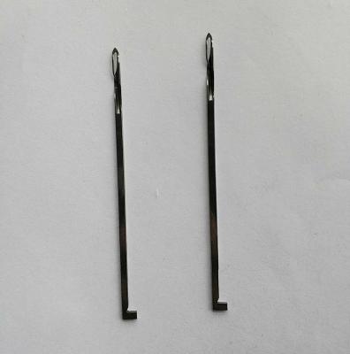 China Spare Part Crochet Hook Machine 10G 80,120 Pointed Head Band Knitting Needle for sale