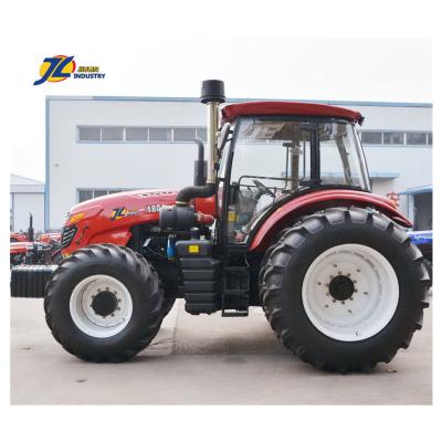 China Heavy duty construction material stores 180hp farm tractor 4wd farm tractor with front end loader backhoe farm implements for sale made in china by Jiulin for sale