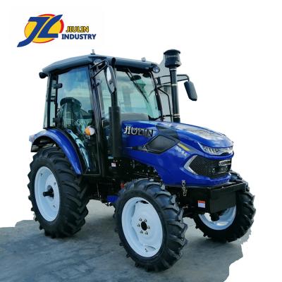 China Heavy Duty Farms China High Grade 90HP 4X4WD Farm Wheel Tractor With Disc Wheelbarrow By JIULIN for sale