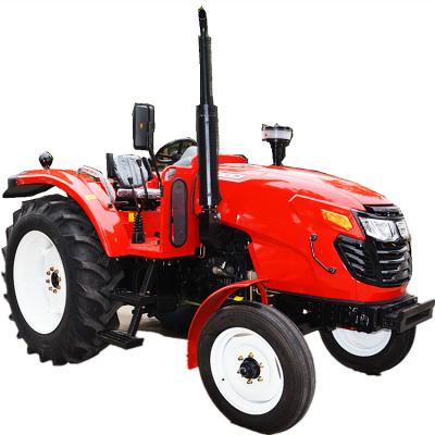 China Building material shops 1000 wd-40 wd40 tractors with tractor attachments and implements 100HP 55HP 60HP 4X2 4WD with entry loader tractor backhoe for sale