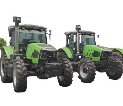 China Farms Agricultural Machinery Equipment 100 120 Hp 130hp 140hp 150hp 180hp 4x4 Tractor for sale