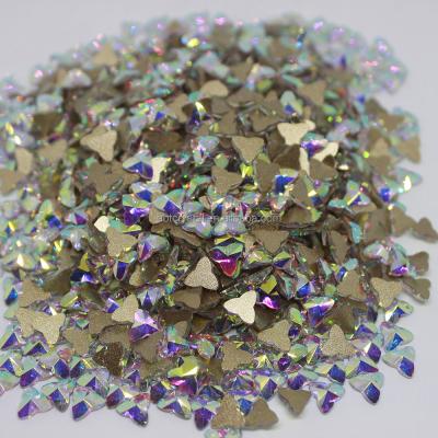 China Iron on at any ABTOP factory outdoor sale of non hot fix rhinestone crystal volume in flat back shaped ab crystal stones for sale