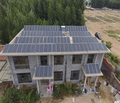 China Home 3Kw Grid Tie PV System On Hoop Solar Power Supply System For Home Power System for sale