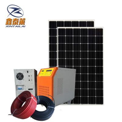 China Home Residential Solar Power System Home 5KW Off Grid Solar Power System for sale