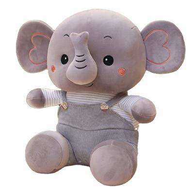 China Stuffed Plush Elephant Toys Stuffing Animals Pet Toys Wholesalers Baby Soft Stuffed Elephant Toys for sale