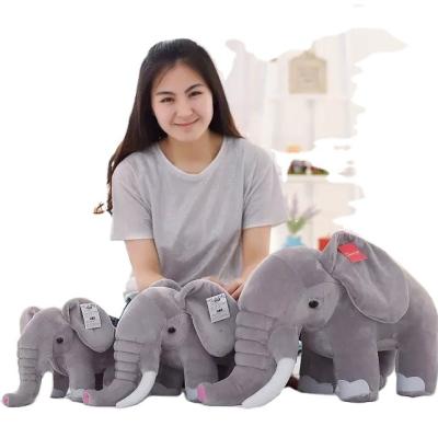 China Plush Factory Custom Size Large Any Soft Plush Stuffed Toys And Free Sample Elephant Plush Toy for sale