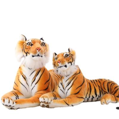 China Gift Children Play Toy Cute Stuffed Toy Lifelike Tiger Stuffed Animal Plush Toy Simulation Tiger Plush Design Your Own for sale