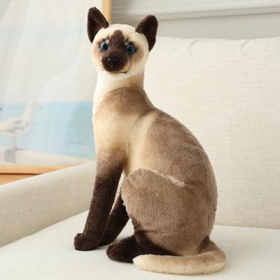 China Gift Kids Toy Maker Custom CAT Stuffed Simulation Animal Cute CAT Good Quality Stuffed Toy Cat Plush for sale