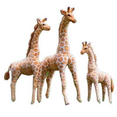 China Gift Children Play Wholesale Big 100cm The 196cm Giraffe Plush Stuffed Animals Plush Toys Giraffe Plush Toy for sale