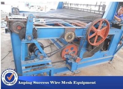 China Simple Structure Semi Automatic Crimped Wire Mesh Machine OEM / ODM Available for sale