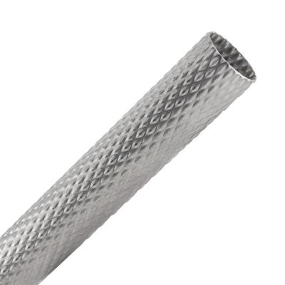 China Decoration OEM Style Stainless Steel Tube Embossed Steel Pipe 304 / 316L Stainless for sale