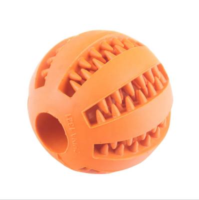 China Sustainable Pet Natural Soft Bouncy Rubber Ball IQ Training Play And Chew Which Can Be Used As Dog Stress Play Balls For Outdoor for sale