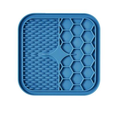 China Sustainable Pet Licking Pad Slow Food Pad With Anti Choking Sucker Slow Food Plate for sale