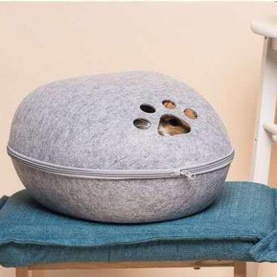 China Multiple sizes, styles, and colors sustainable Handcrafted modern design and Cat Nest felt for sale