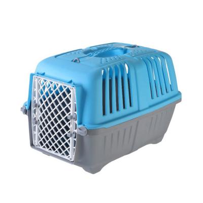 China China Manufacture Breathable Pet Cage Portable Outdoor Travel Eco-Friendly Material Non Slip Pet Air Box Multi Style Pet Cages for sale