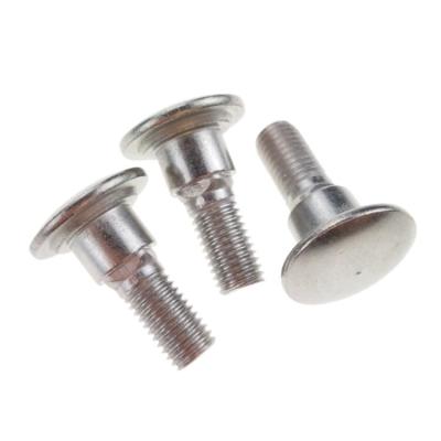 China Stainless Steel Custom Carriage Screws Bolts Truss Head Flat Point M8 Round Neck Fastener for sale