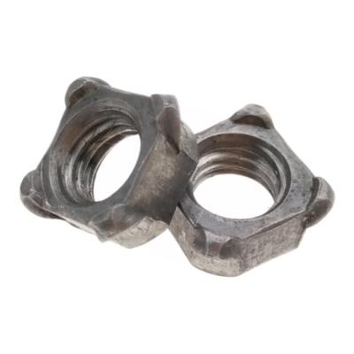 China Square Weld Steel Steel Nuts M6 Threads Standard DIN 928 for sale