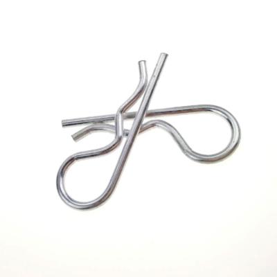 China Galvanized Steel Spring Metal Cotter Pin Fastener For Knuckle Pins Locking DIN 11024 for sale