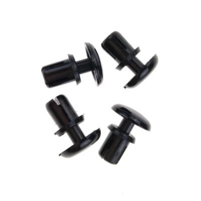 China Black Plastic PA Nylon Push Rivets Fastener For PC Support Locking SR4050 Standard for sale