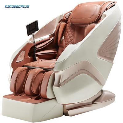 China Ningdecrius Best Weightless 4D Luxury Full Body SL Track Electric Luxury 3D Recliner Folding Shiatsu Cheap Price Massage Chair for sale